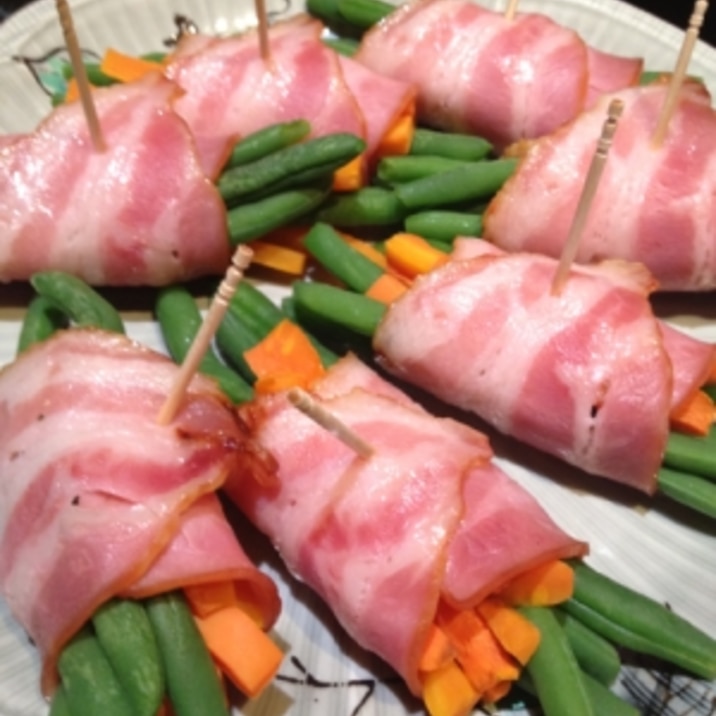 子供でも簡単に作れる 野菜のベーコン巻き レシピ 作り方 By うさきょん2336 楽天レシピ 子供でも簡単に作れる 野菜のベーコン巻き レシピ 作り方 By うさきょん2336 楽天レシピ